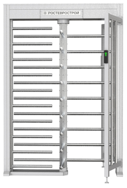 Полноростовой роторный 4-х лопастной турникет облегченной серии Ростов-Дон ПР1Л/4М2 У